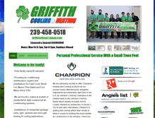 Tablet Screenshot of griffcool.com